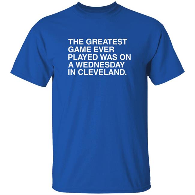 Obvious Shirts The Greatest Game Ever Played T Shirt