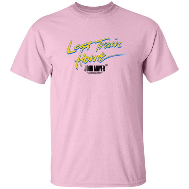 John Mayer Merch Last Train Home T Shirt John Mayer Merch Last Train Home T Shirt