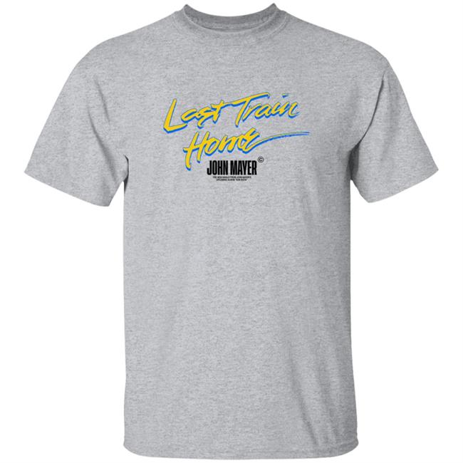 John Mayer Merch Last Train Home T Shirt John Mayer Merch Last Train Home T Shirt