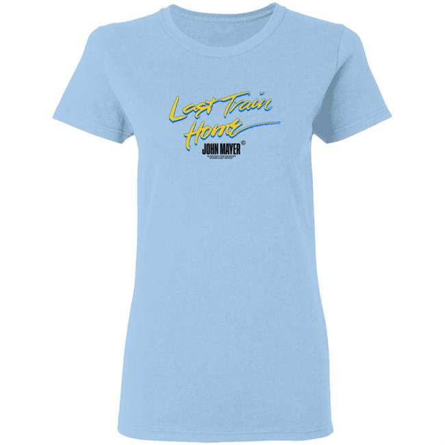 John Mayer Merch Last Train Home T Shirt John Mayer Merch Last Train Home T Shirt