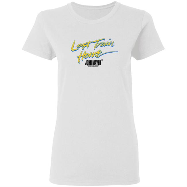 John Mayer Merch Last Train Home T Shirt John Mayer Merch Last Train Home T Shirt