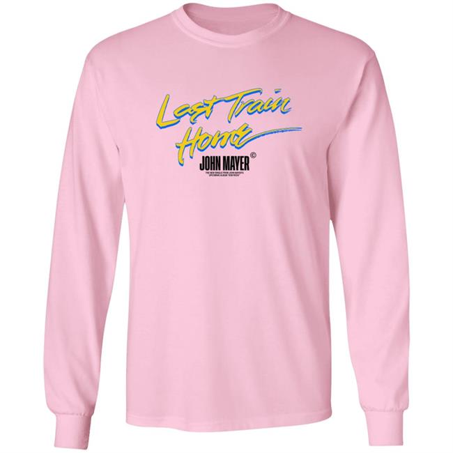 John Mayer Merch Last Train Home T Shirt John Mayer Merch Last Train Home T Shirt