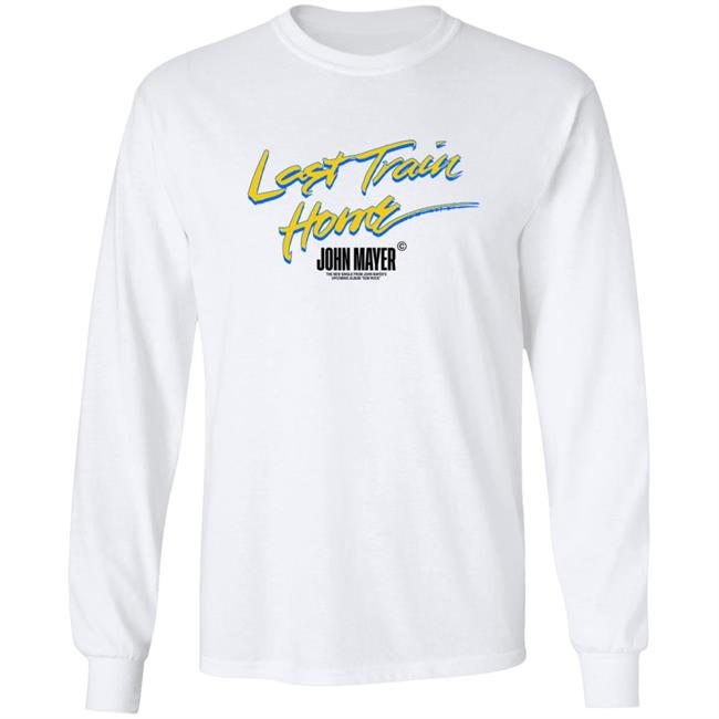 John Mayer Merch Last Train Home T Shirt John Mayer Merch Last Train Home T Shirt