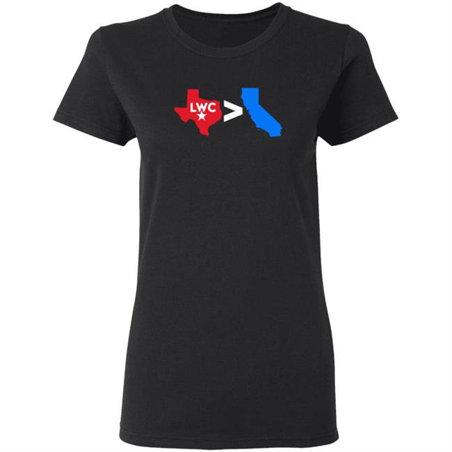 Texas Greater Than California T Shirt Crowder Merch Texas Greater Than California T Shirt Crowder Merch