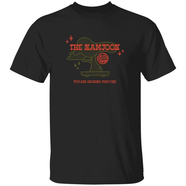 Bangtan Social Club Merchandise The Namjoon Bonsai Society Shirt Black