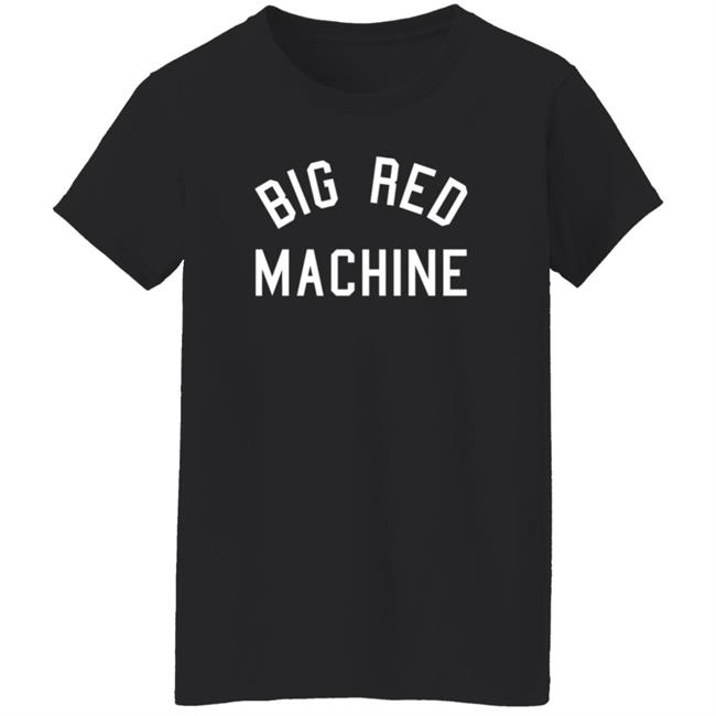 Big Red Machine Merch Big Red Machine Arch Type Tee Shirt