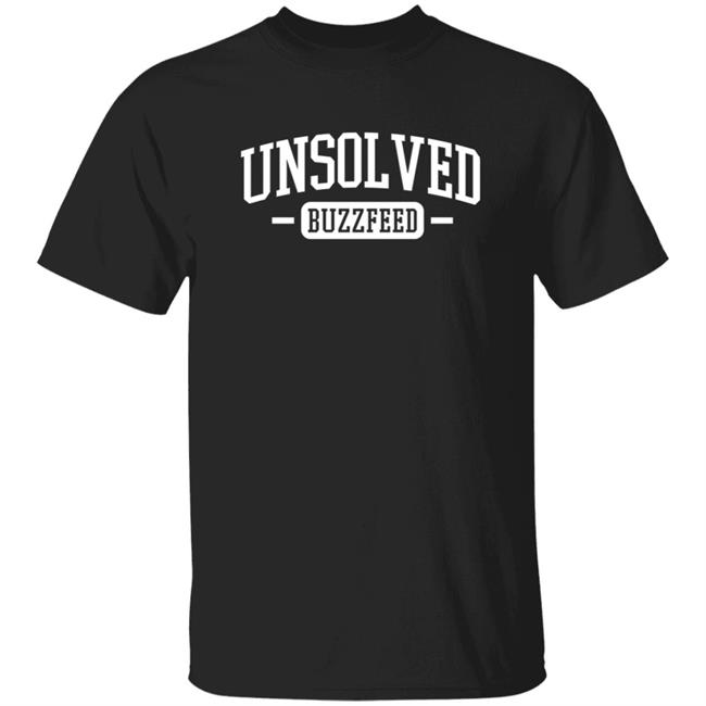 Shop the Buzzfeed Unsolved Merch Store BuzzFeed Unsolved Collegiate Shirt