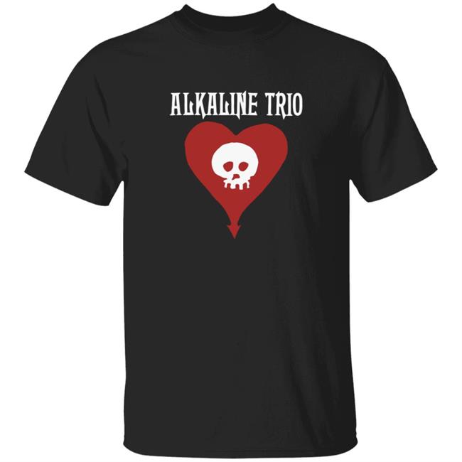 Shop the Kings Road Alkaline Trio Merch Store Heartskull Shirt