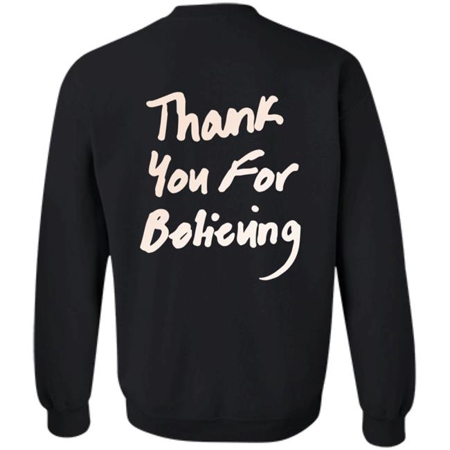Toosii Merch Thank You For Believing Shirt Toosii Merch Thank You For Believing Shirt