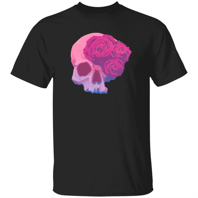 Taliesin Jaffe Pink Goth Skull T Shirt Cute Creepy Cyberpunk Merch Crit Role Closet